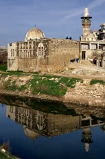 General view of Abu al-Fidaʾ Mosque on the Orontes river