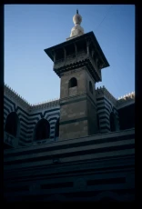 Mamluk square minaret, Jamiʿ Manjak