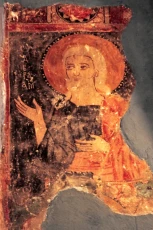 Fresco on the apse, Roman Orthodox St. Elian Church, Homs
