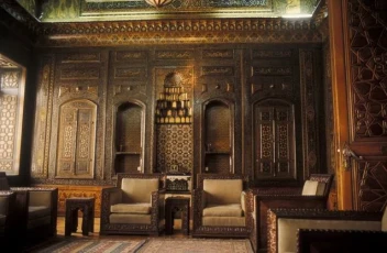 A room cladded with ‘Ajami decoration in a Damascene house
