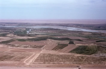 General view of Euphrates valley at Dayr az-Zawr countryside