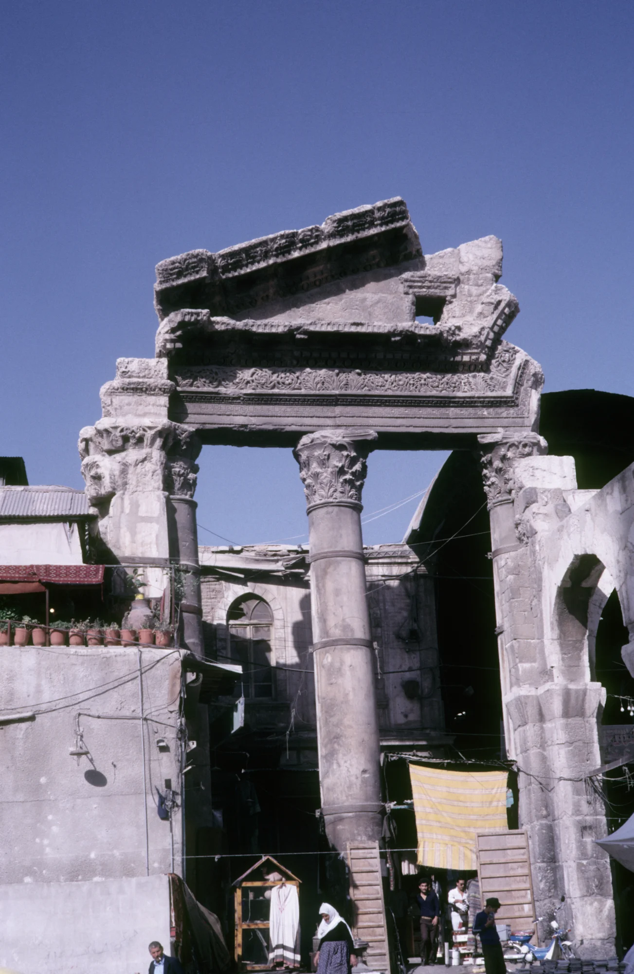 Propyläen des Jupiter-Tempels in Damaskus