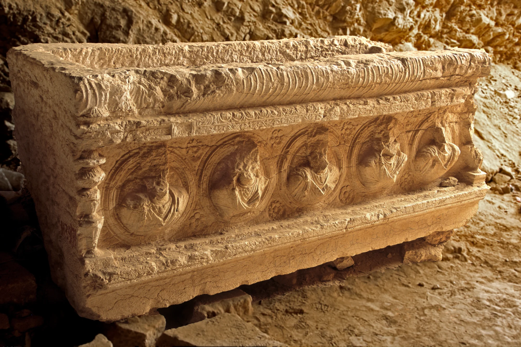 Palmyra, Diokletianslager, Sarkophag