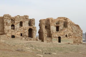 Halabiyya-Zalabiyya, Blick auf die Innenseite des Nordturms