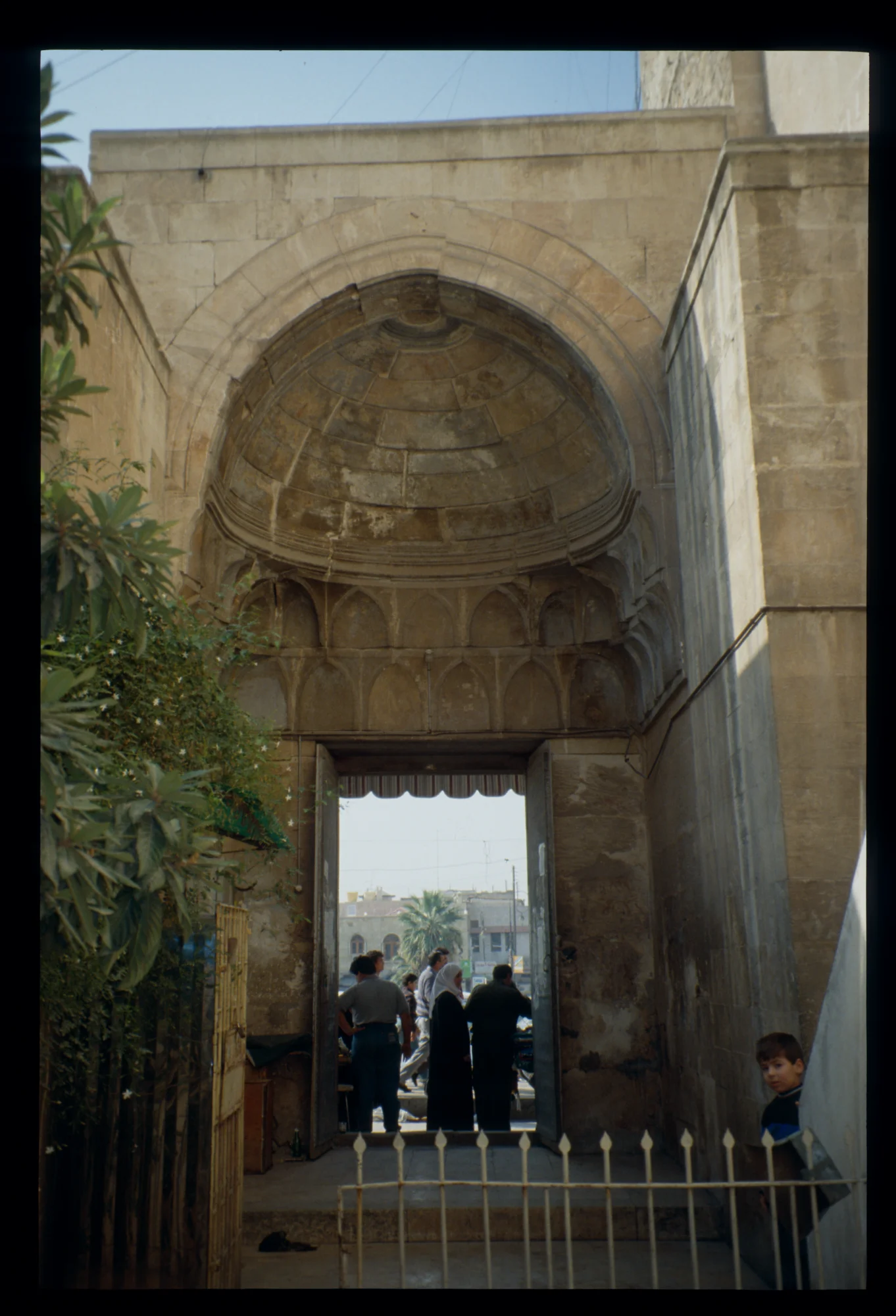 Al-Madrasa ash-Sharafiyya, the entrance from the interior