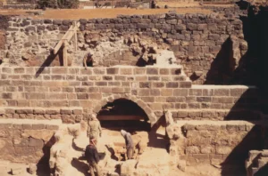 Busra - Hammam Manjak - Restoration works