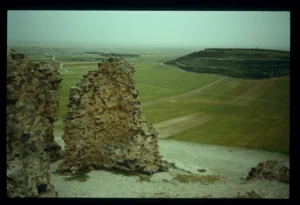 View from Shumaymis Castle towards the plains