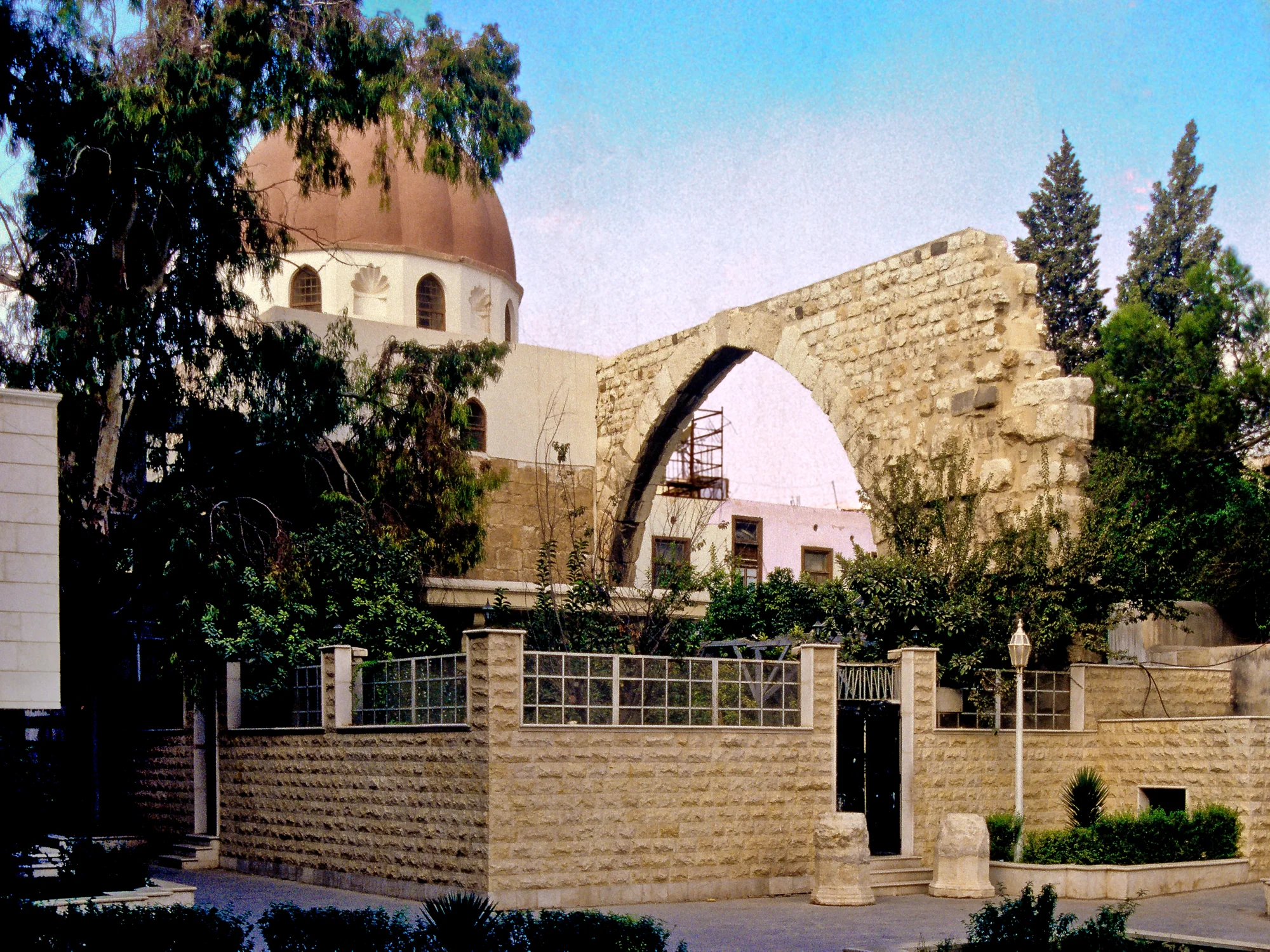 The dome of Maqam Salah ad-Din al-Ayyubi