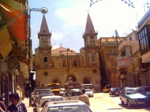 Maronite Cathedral, general view from the outside