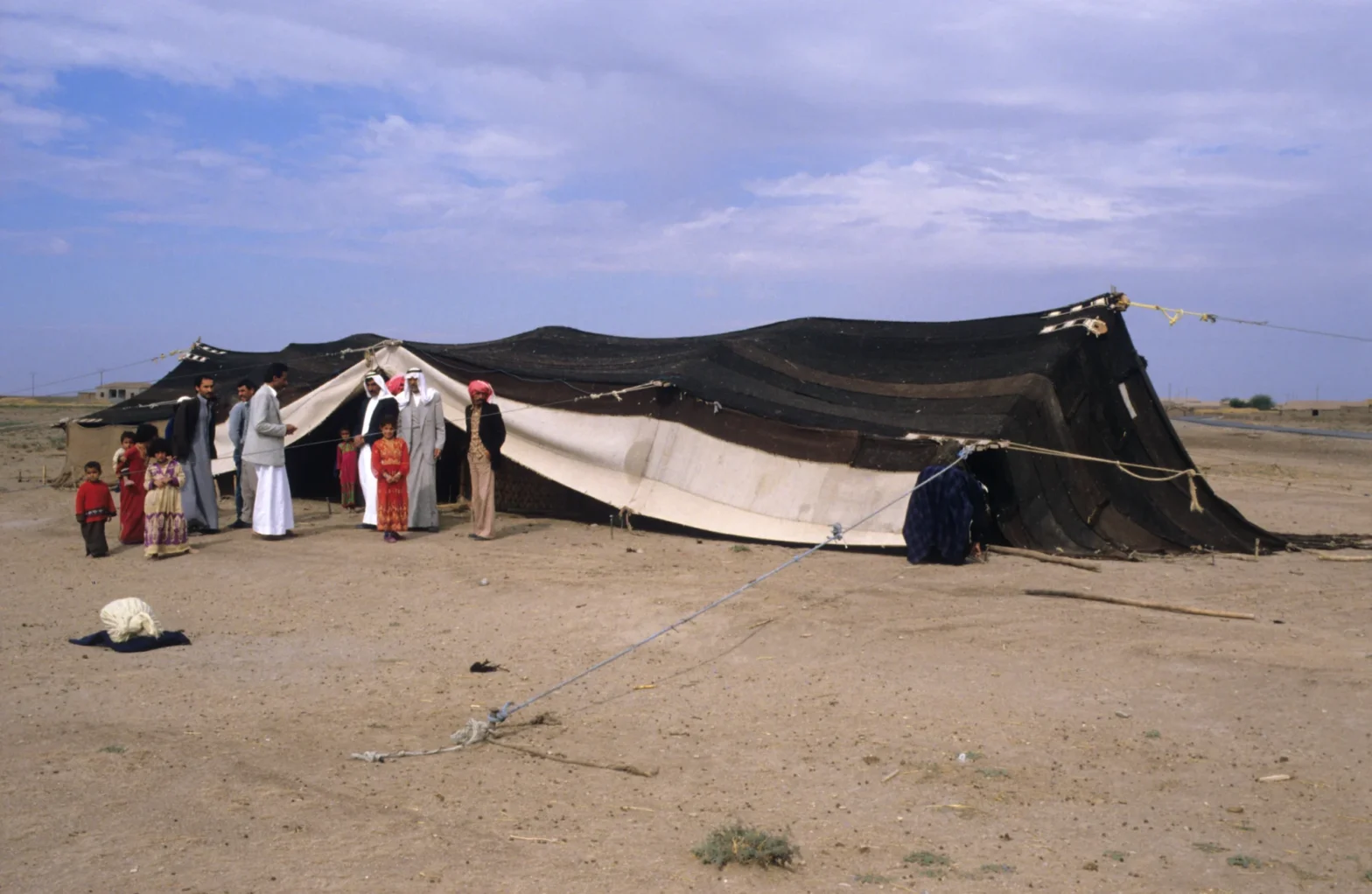 At that time the Bedouin tent was in the village ad-Duwaym in Nahyat al-Yarabiyya