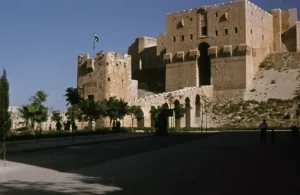 Citadel of Aleppo, entrance gateways and bridge