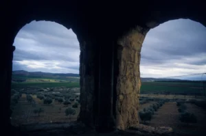an-Nabi Huri (Cyrrhus), View from inside the Roman mausoleum