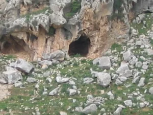 Exterior view of ad-Daydariyya cave