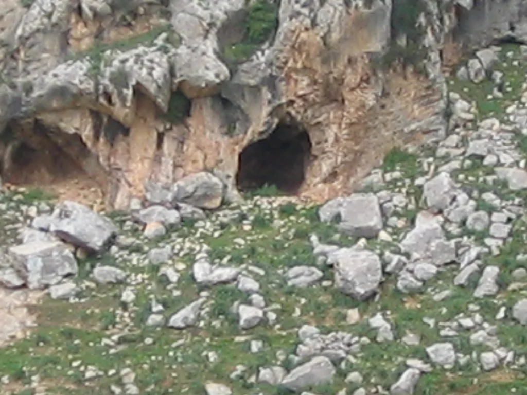 Exterior view of ad-Daydariyya cave