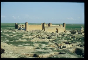 General view of the small palace of Qasr al-Hayr al-Sharqi