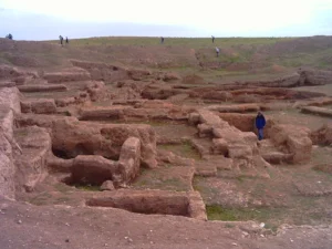 Tall Brak (Nagar), ruins of Naram-Sin Palace, 3rd millennuim BC. [Original photo name: naram sin palace2]