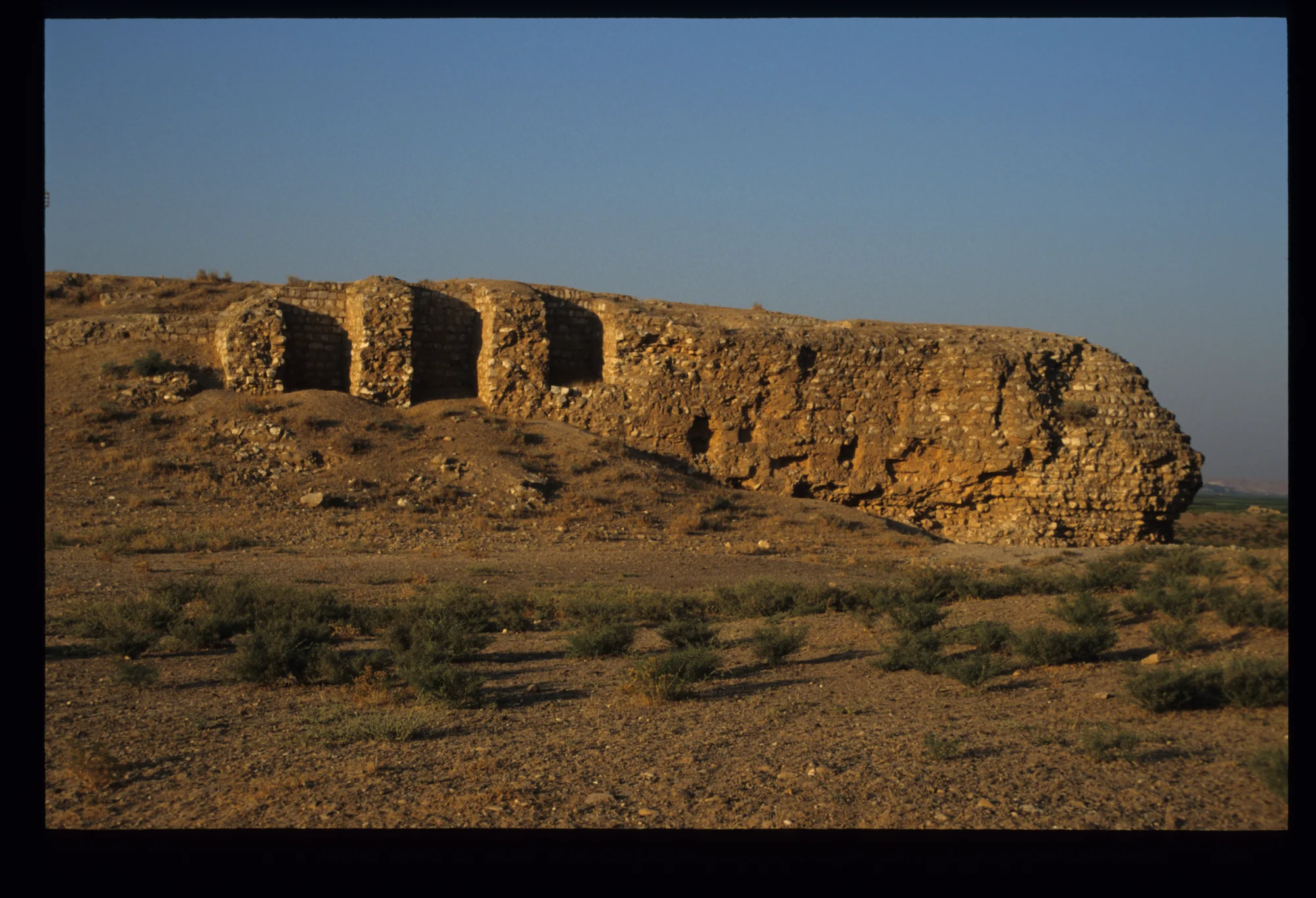 A side of Hiraqla victory monument, built by Harun ar-Rashid, near Raqqa