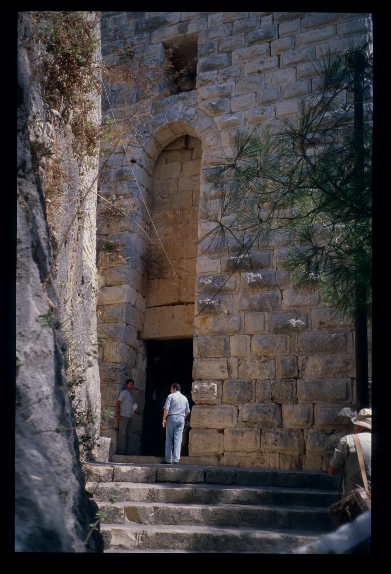 One of the entrances in Qalʿat Salah ad-Din (castle)