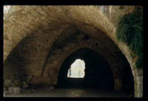 Vaulted hall in the old city of Tartus