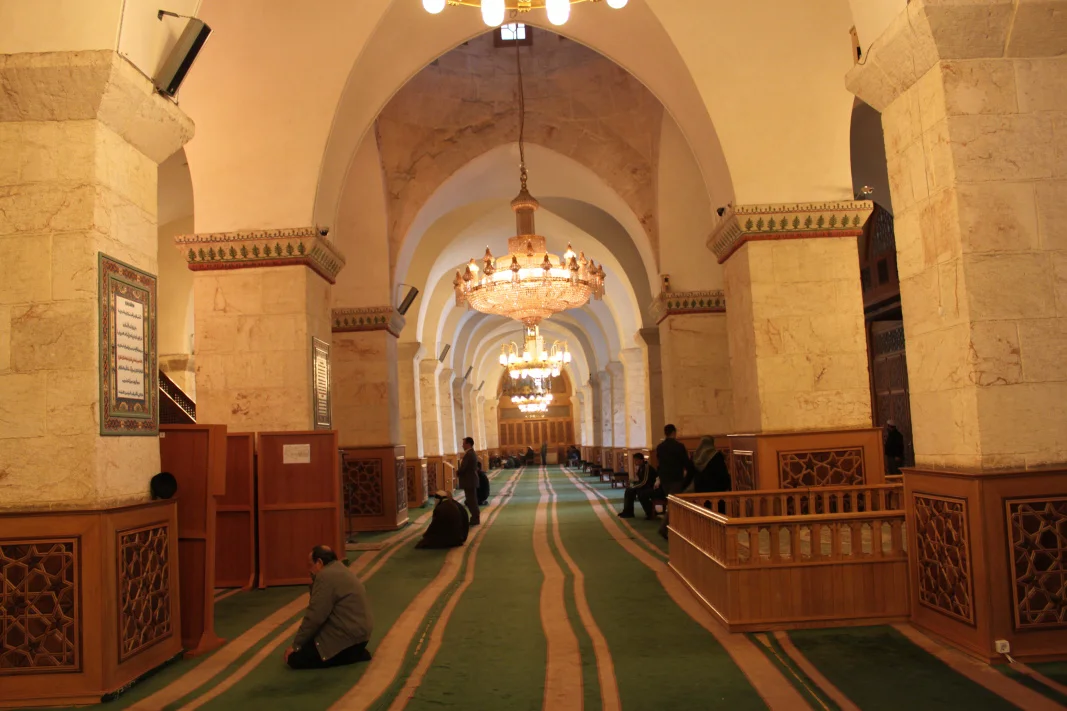 Great Mosque of Aleppo, prayer hall interior