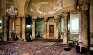 Madrasa al-Hallawiyya: interior view at the former Byzantine apse