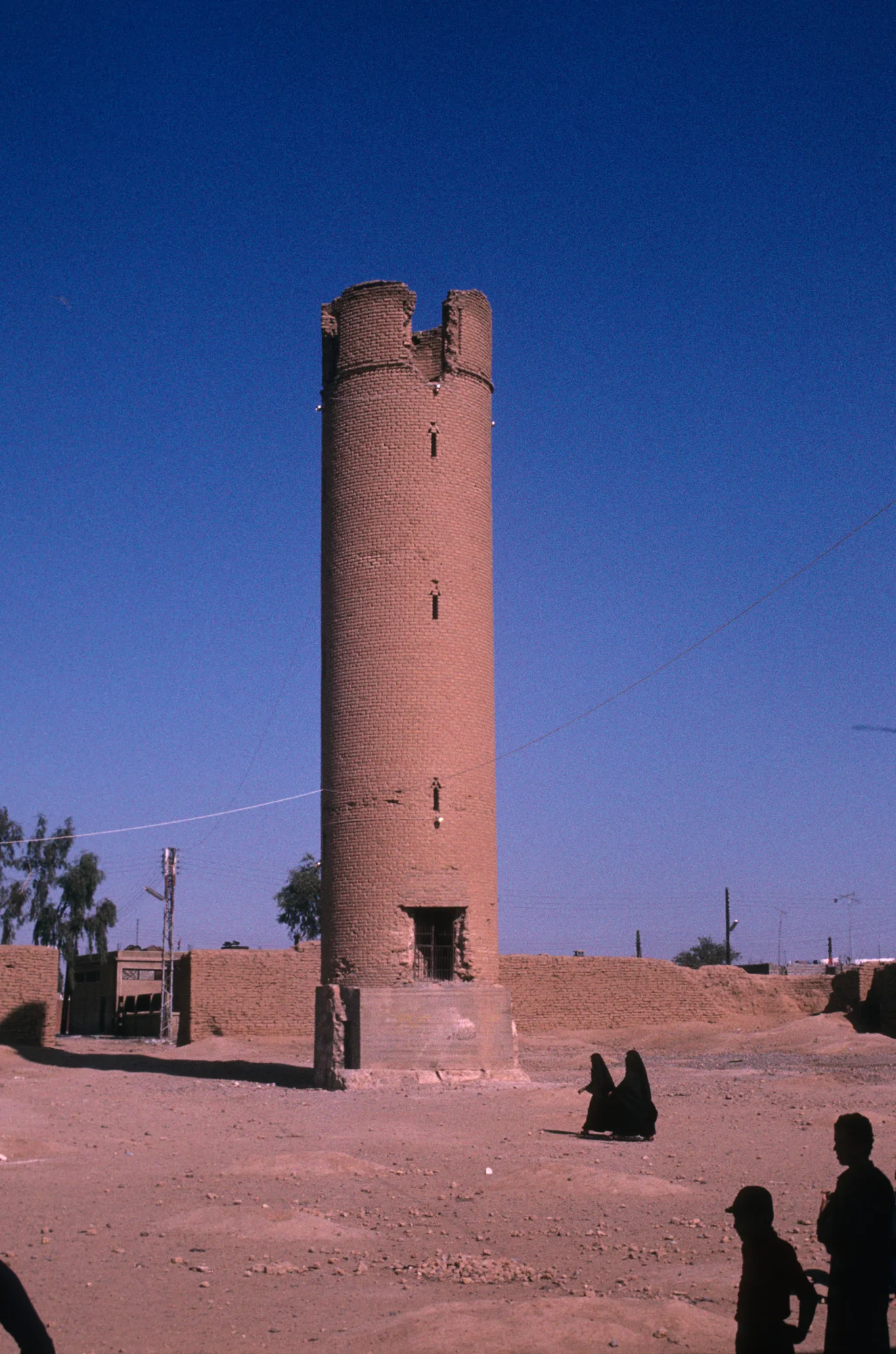 The minaret of Great Mosque of ar-Raqqa/ar-Rafiqa, 8th/12th c.