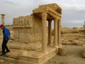 The altar of Nabu Temple, Palmyra