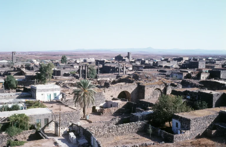 Busra, general view of the old city.